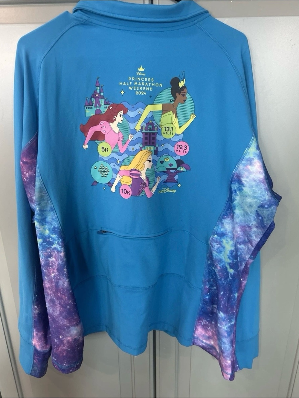 DISNEY 2024 run Disney Princess Half Marathon Weekend Performance Jacket 3XL